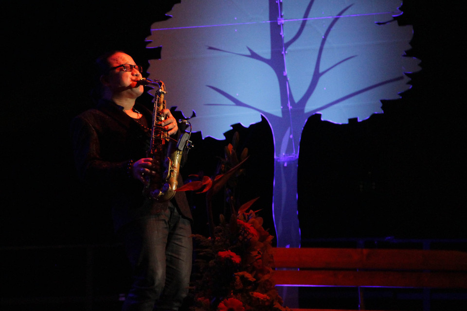 Nghệ sỹ saxophone Trần Mạnh Tuấn. (Ảnh: Mạnh Hùng/Vietnam+)