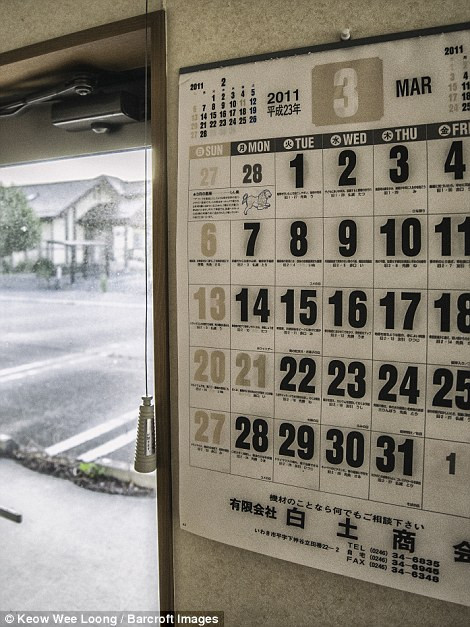Tờ lịch dừng lại từ năm 2011. (Nguồn: Dailymail)