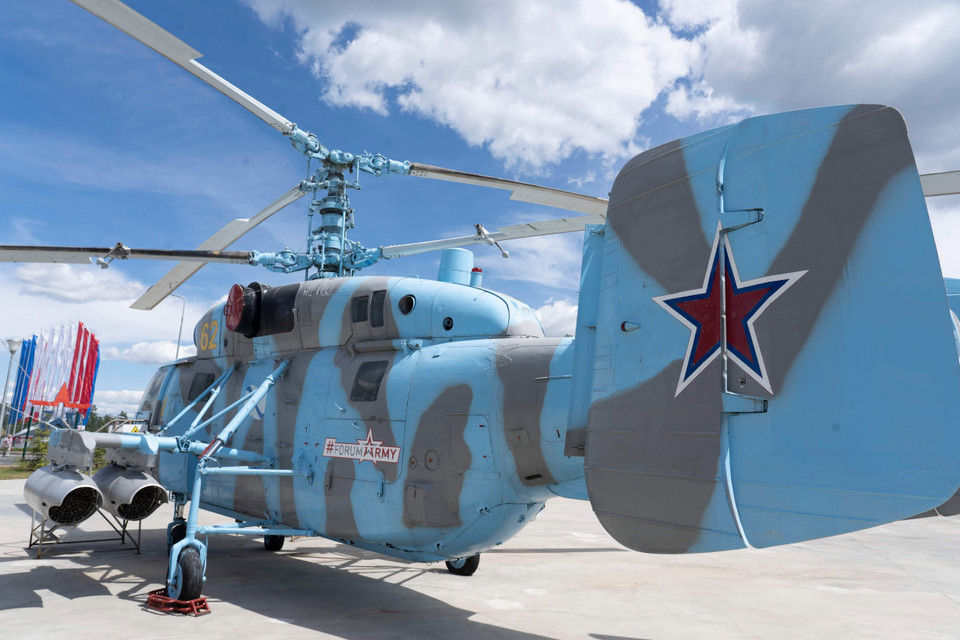 Trực thăng quân sự K-29 của quân đội Nga. (Ảnh: Hồng Quân)