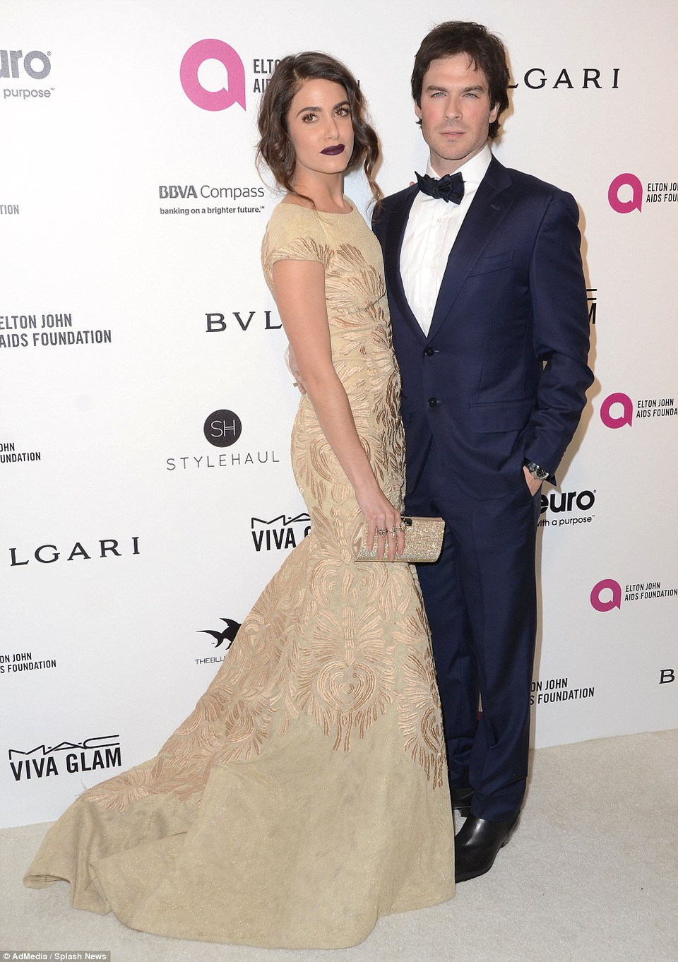 'Ma cà rồng' của Twilight Nikki Reed cùng chồng Ian Somerhalder. (Nguồn: Daily Mail)