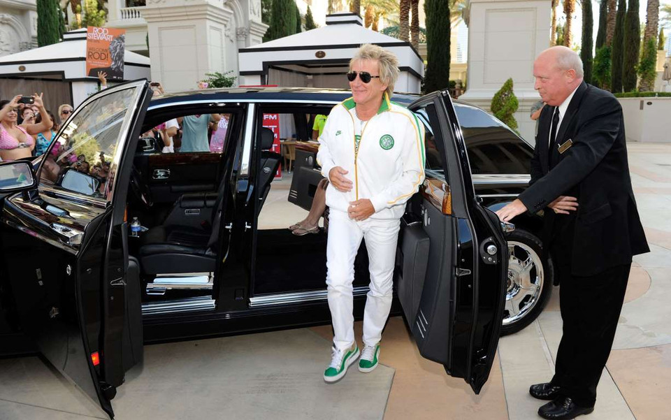 Chiếc Rolls-Royce Phantom của Rod Stewart với nội thất sang trọng. (Nguồn: Getty Images)