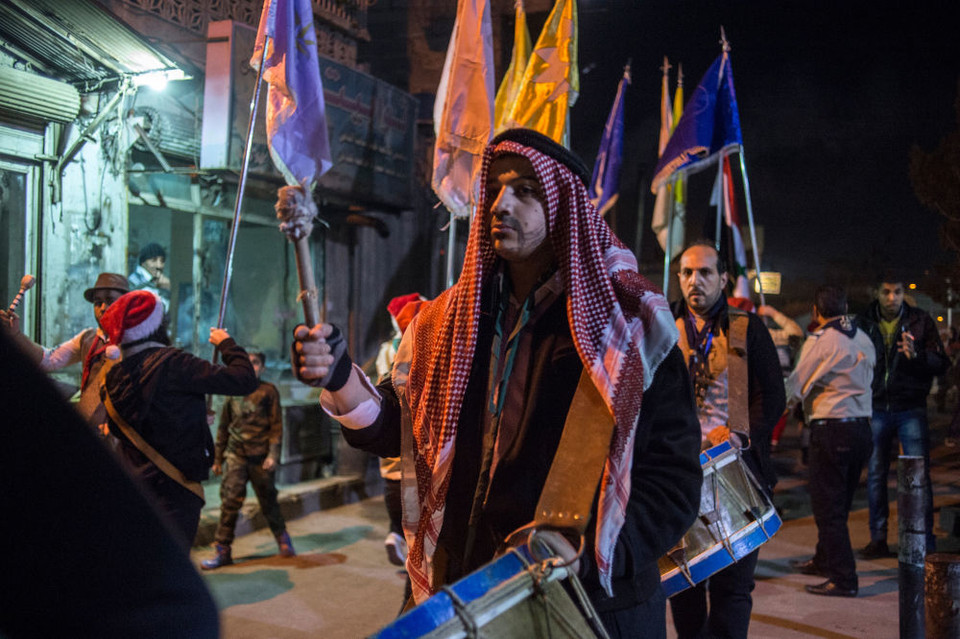 Một bữa tiệc Giáng sinh trên phố. (Nguồn: Sputniknews)