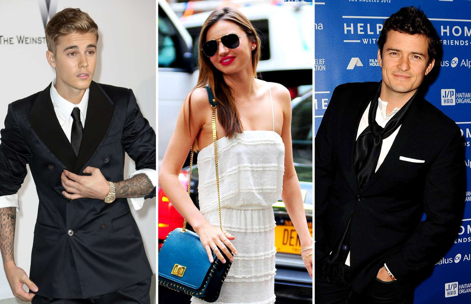 Trang TMZ đã đăng tải một đoạn video trong đó có cảnh ngôi sao ca nhạc tuổi teen Justin Bieber bị nam tài tử Orlando Bloom đấm vào mặt trong một sự kiện lớn. Bieber và Orlando Bloom vốn có nhiều hiềm khích trong quá khứ. Hồi năm 2012, Justin được cho là đã có cử chỉ thân mật với vợ của Bloom khi đó là "thiên thần nội y" Miranda Kerr tại một buổi trình diễn của Victoria's Secret. Để trả đũa Justin, Bloom đã qua lại với Selena Gomez, bạn gái một thời của Justin.