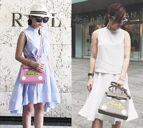 Túi The Sisters của 'song Yến' được sản xuất theo từng thời điểm nhất định với số lượng mẫu có hạn. Mỗi lần ra mắt, cả Yến Trang và Yến Nhi cùng chọn một thiết kế với những màu sắc khác nhau. 