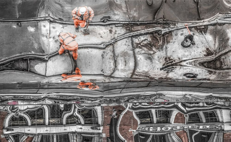 'Công trường' của Geoff Williams. (nguồn: Sputniknews)