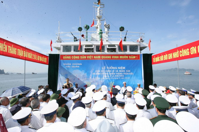 Quang cảnh lễ tưởng niệm. (Ảnh: Trọng Đức/TTXVN)