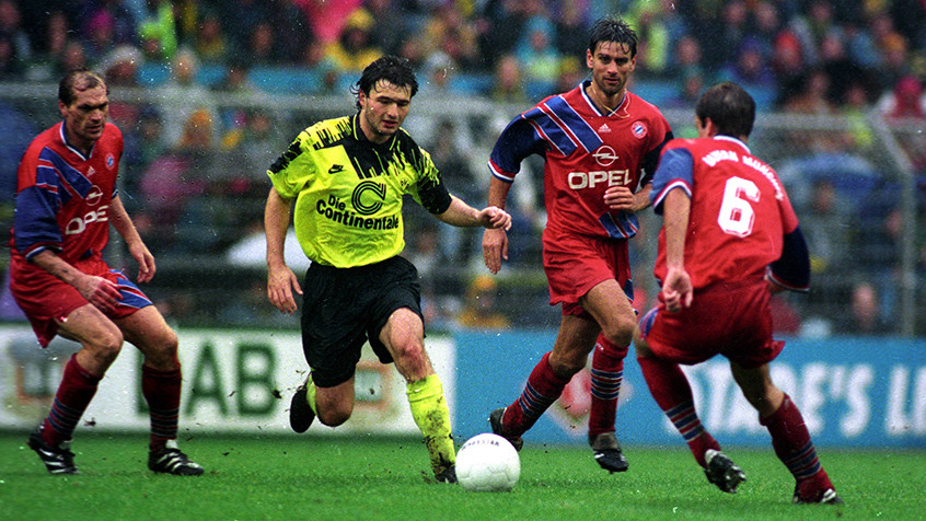 Những năm 1990, Dortmund vẫn luôn là đối thủ đáng gờm của Bayern. (Nguồn: fcbayern.de)
