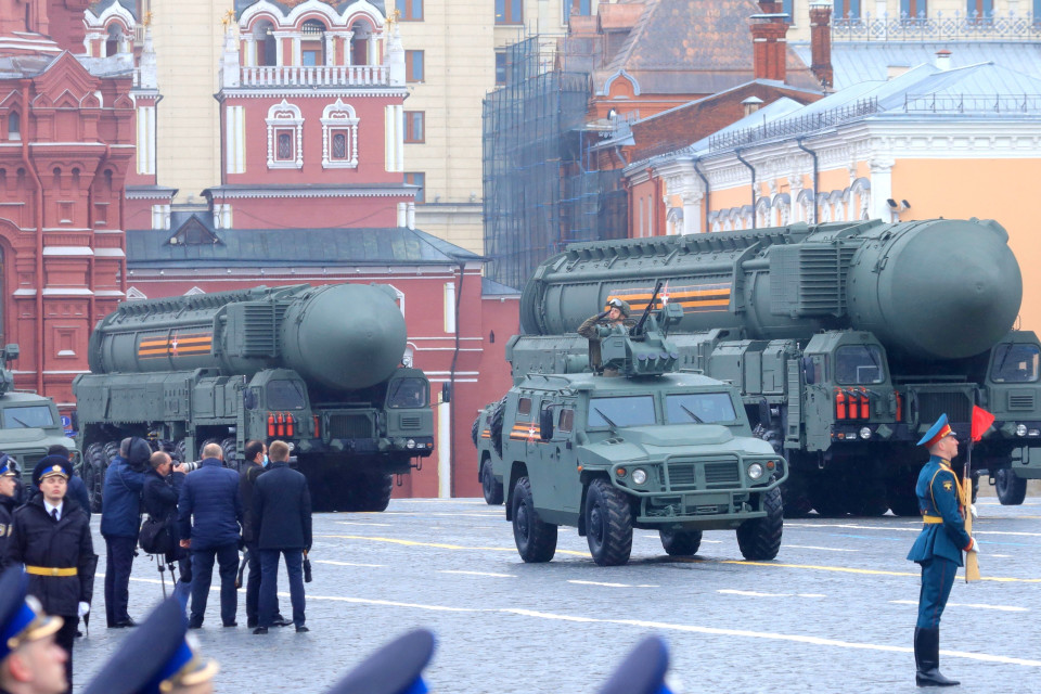 Tổ hợp tên lửa đạn đạo liên lục địa Yars - sức mạnh của lực lượng tên lửa tấn công hạt nhân của quân đội Nga. (Ảnh: Trần Hiếu/TTXVN)