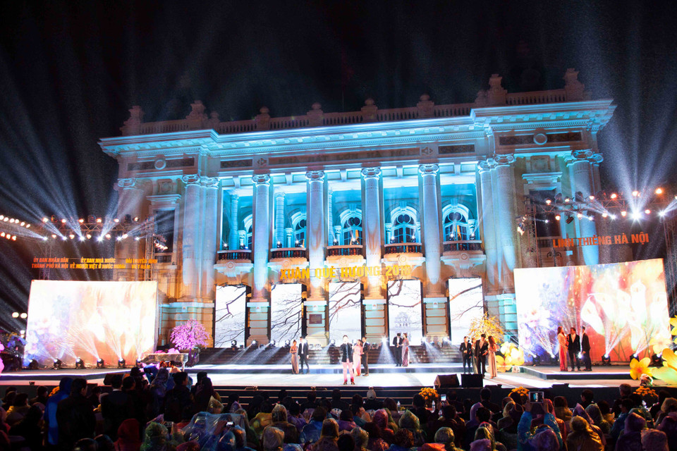 Năm nay, chương trình được tổ chức tại Quảng trường Cách mạng tháng Tám - Thủ đô Hà Nội. (Ảnh: Doãn Đức/Vietnam+)