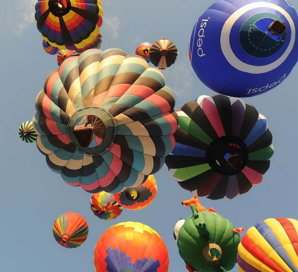 Những chiếc khinh khí cầu ở New Jersey, Mỹ. (Nguồn: WireImage)