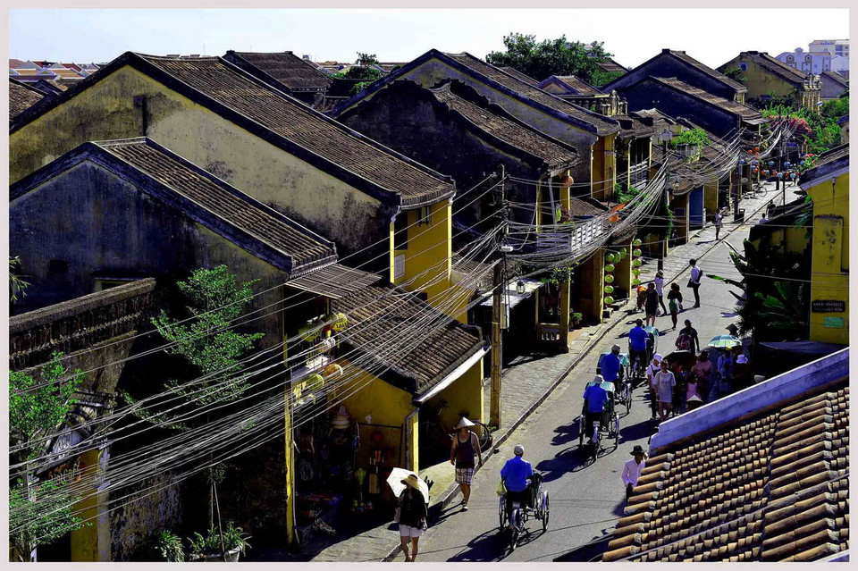 ẻ đẹp cổ kính của phố cổ Hội An. (Ảnh: Thanh Hà/TTXVN) 