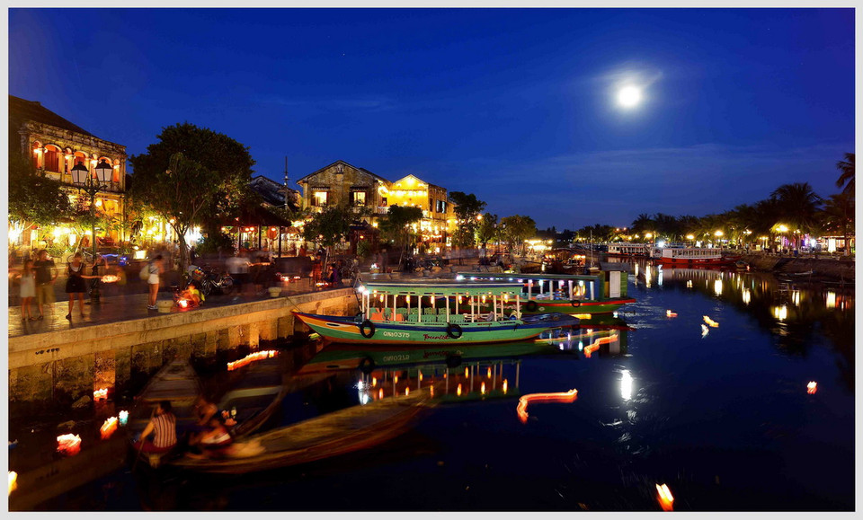 ẻ đẹp cổ kính của phố cổ Hội An. (Ảnh: Thanh Hà/TTXVN) 