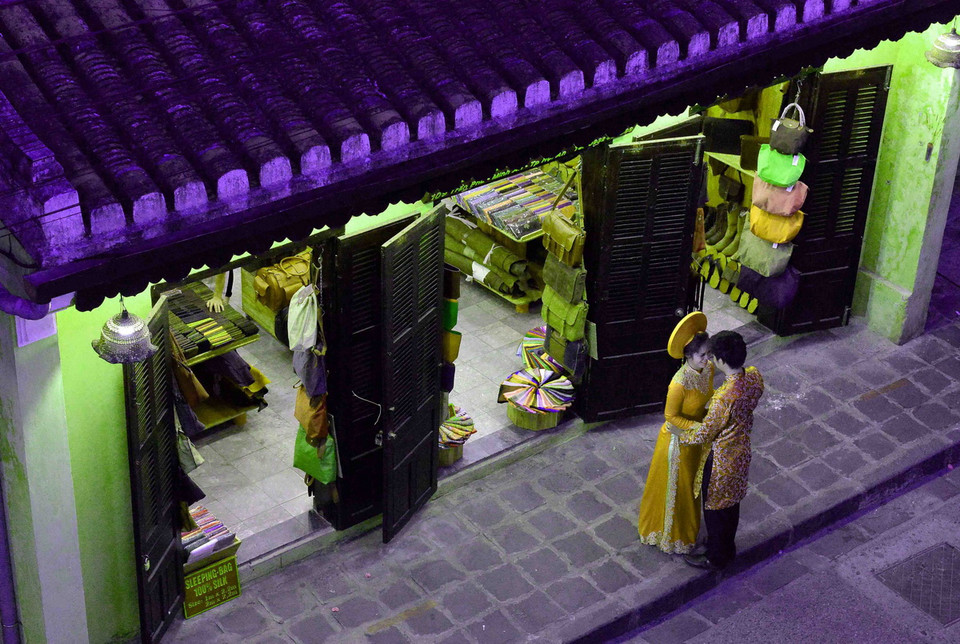 ẻ đẹp cổ kính của phố cổ Hội An. (Ảnh: Thanh Hà/TTXVN) 