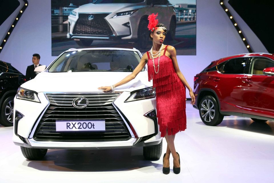 Phiên bản RX200t có giá 3 tỷ đồng. (Ảnh: Doãn Đức/Vietnam+)