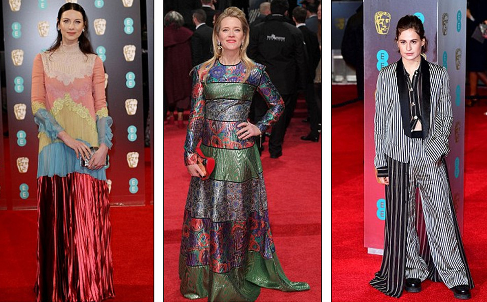 Các ngôi sao như Naomie Harris, Zoe Ball và Edith Bowman đều bị chê vì ăn mặc quá xấu. (Nguồn: Dailymail)