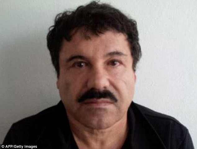 Trùm ma tuý Mexico, Joaquin Guzman mang biệt danh 'El Chapo' (Gã lùn). (Nguồn: Dailymail)