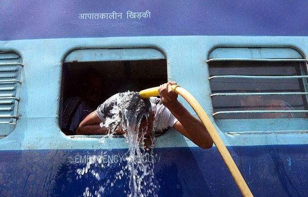 Nhiệt độ ở thủ đô New Delhi cao nhất là 43,5 độ C. (Nguồn: CCTV) 