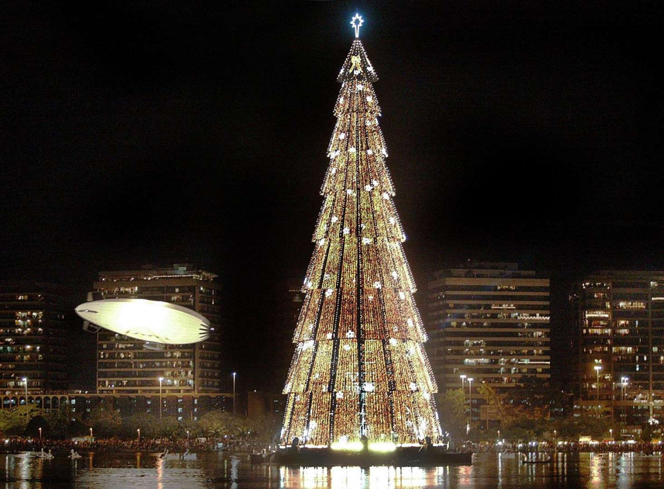 Rodrigo de Freitas Lagoon, Rio de Janeiro (2002). (Nguồn: Getty Images)