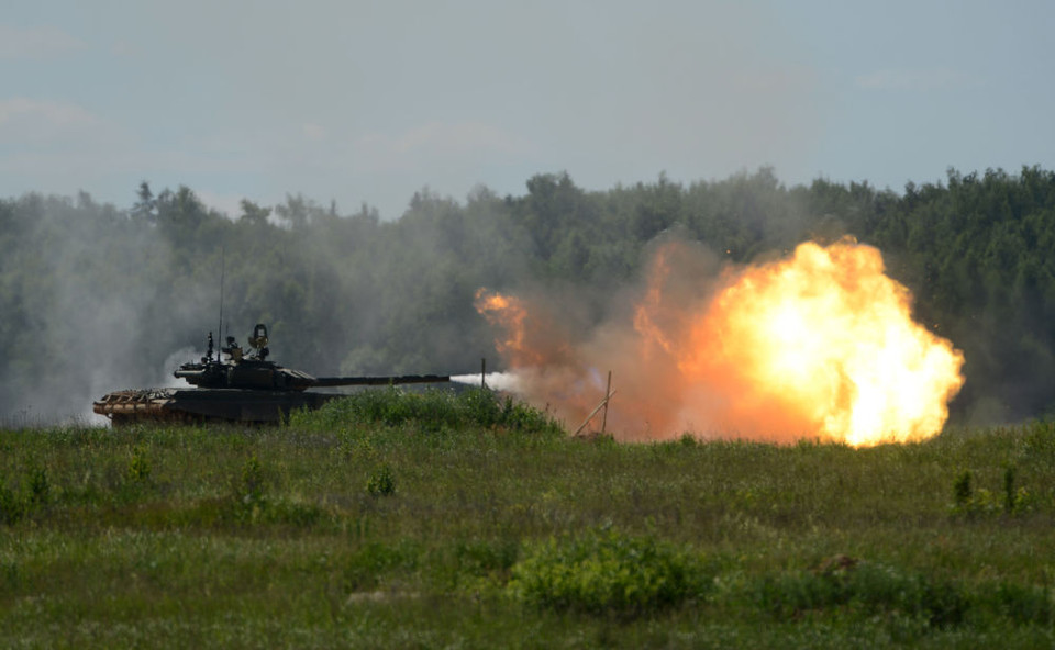 Hơn 7.000 vũ khí và trang bị quân sự đã được trình diễn tại Diễn đàn công nghệ và quốc phòng quốc tế ARMY 2015 ở ngoại ô Moskva. (Nguồn: Sputniknews)