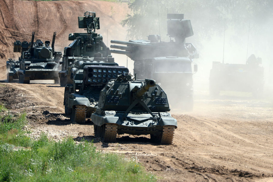 Màn trình diễn vũ khí tại triển lãm. (Nguồn: Sputniknews)