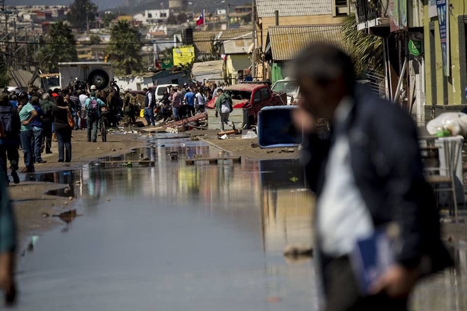 Khoảng 1 triệu người đã phải sơ tán do nguy cơ sóng thần có thể xảy ra. (Nguồn: CCTVNews)