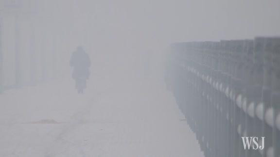 Mức độ ô nhiễm của thành phố Thẩm Dương cao gấp 40 lần so với tiêu chuẩn của Tổ chức Y tế thế giới. (Nguồn: Reuters)