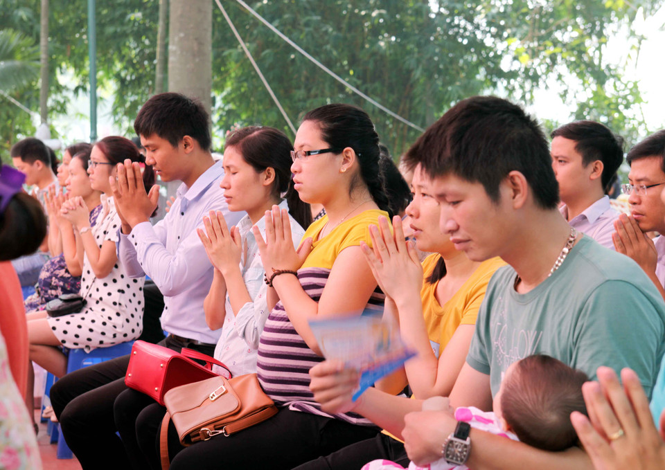 Được làm mẹ chính là điều thiêng liêng và tuyệt vời nhất trong cuộc đời người phụ nữ, 9 tháng 10 ngày mang thai là những trải nghiệm chỉ những người mẹ mới có thể thấu hiểu được. (Ảnh: Doãn Đức/Vietnam+)
