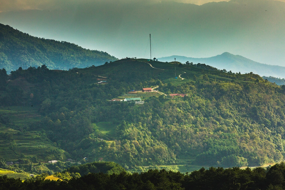 Khu nghỉ dưỡng Kolia hứa hẹn sẽ là điểm đến lý tưởng cho những chuyến du lịch của du khách khi tới vùng Phia Oắc-Phia Đén, huyện Nguyên Bình. (Ảnh: Trọng Đạt/TTXVN)