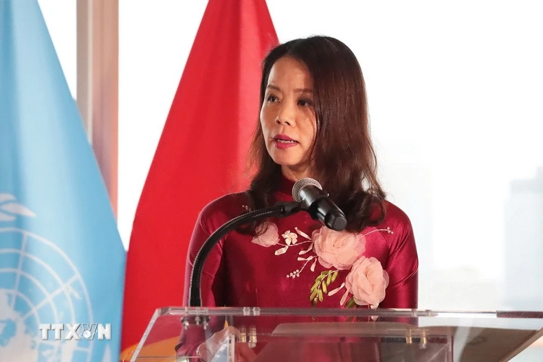 Thứ trưởng Bộ Ngoại giao Nguyễn Minh Hằng. (Ảnh: Thanh Tuấn/TTXVN)