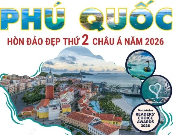 Phú Quốc - hòn đảo đẹp thứ 2 châu Á năm 2026