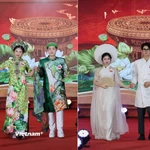 Vẻ đẹp tự tin của các thí sinh trong cuộc thi Học sinh thanh lịch ở trường THCS Ngô Sĩ Liên