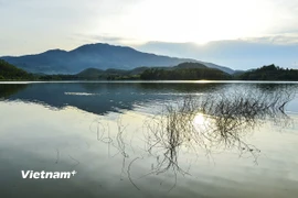 Hồ thủy lợi Ngòi Là. (Ảnh: PV/Vietnam+)