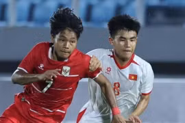 Hòa U17 Indonesia, U17 Việt Nam giành ngôi đầu bảng A. (Nguồn: Bola)