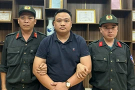 Đối tượng Trần Quang Đạo tại cơ quan Công an. (Nguồn: Báo Công an Thành phố Hồ Chí Minh)