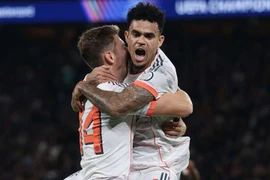 Luis Diaz tỏa sáng giúp Bayern toàn thắng. (Nguồn: Getty Images)