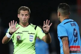 Trọng tài Alexander George King bắt chính trận U23 Việt Nam-U23 Saudi Arabia.