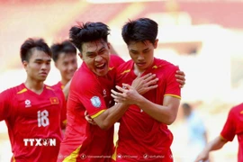 U23 Việt Nam hướng đến kỳ tích lần thứ 3 liên tiếp vô địch U23 Đông Nam Á. (Ảnh: VFF/TTXVN phát)