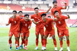 U23 Việt Nam sẵn sàng chinh phục ngôi vương U23 Đông Nam Á 2025. (Ảnh: VFF/TTXVN phát)