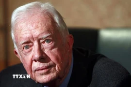 Cựu Tổng thống Mỹ Jimmy Carter năm 2012. (Ảnh: Reuters/TTXVN)