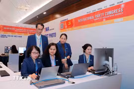 TTXVN - Cơ quan báo chí chủ lực góp phần vào thành công chung Đại hội XIV của Đảng