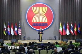 Tổng Bí thư Tô Lâm phát biểu tại lễ kỷ niệm 30 năm Việt Nam gia nhập ASEAN. (Ảnh: Thống Nhất/TTXVN)