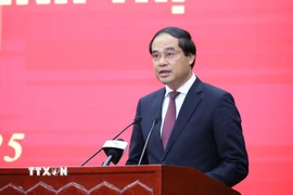 Bí thư Tỉnh ủy Thái Nguyên Trịnh Xuân Trường. (Ảnh: TTXVN)