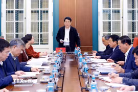Chủ tịch nước Lương Cường phát biểu chỉ đạo. (Ảnh: Lâm Khánh/TTXVN)