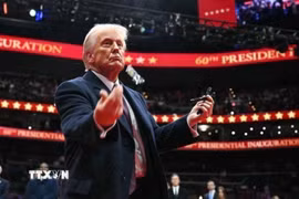 Tổng thống Mỹ Donald Trump. (Ảnh: Getty Images/TTXVN)