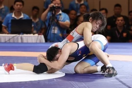 Các đô vật sẽ bước vào tranh tài. (Ảnh: Minh Quyết/TTXVN)