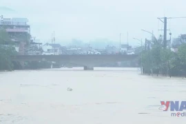 Lũ trên các sông tại Cao Bằng tiếp tục dâng cao