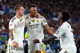 Mbappe thăng hoa giúp Real Madrid thắng đậm. (Nguồn: Getty Images)