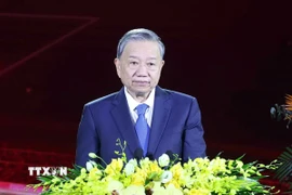 Tổng Bí thư Tô Lâm phát biểu. (Ảnh: Thống Nhất/TTXVN)