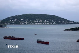 Điểm du lịch Mũi Ông Đội phía Nam đặc khu Phú Quốc. (Ảnh: Lê Huy Hải/TTXVN)