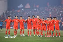 Đội tuyển Việt Nam sẵn sàng cho chung kết AFF Cup 2024. (Ảnh: Hoài Nam/Vietnam+)